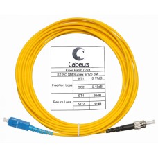 Шнур оптический simplex SC-ST 9/125 sm 15м LSZH Cabeus FOP(s)-9-SC-ST-15m