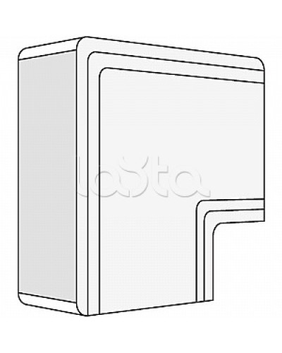 Угол плоский 150x60 NPAN DKC 01747 в Саратове Аксессуары для кабель-канала Pintop.ru