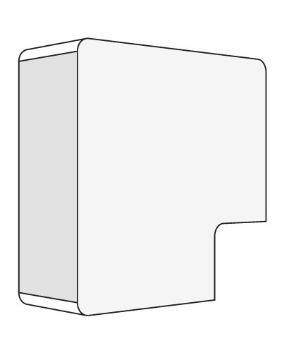 Угол плоский 40x17 DKC 00425 в Саратове Аксессуары для кабель-канала Pintop.ru