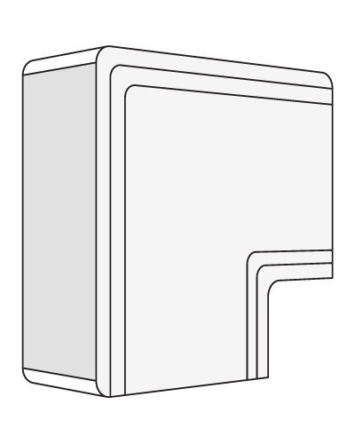 Угол плоский 40x40 NPAN DKC 01738 в Саратове Аксессуары для кабель-канала Pintop.ru