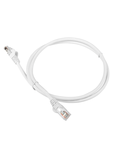 Патч-корд LANMASTER LSZH UTP кат.5e, 0.3 м, белый LANMASTER LAN-PC45/U5E-0.3-WH в Саратове Патчкорды (медные) Pintop.ru