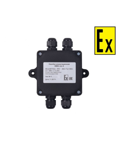 Коробка Эрвист КВМК Exi - П 101004 в Саратове Комутационные взрывозащищенные коробки Pintop.ru
